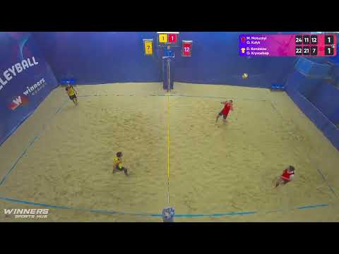 18:05 M. Motuznyi / O. Kulyk - D. Korobkov / O. Kryvoshap 24.03.2023 | Winners Beach Volleyball