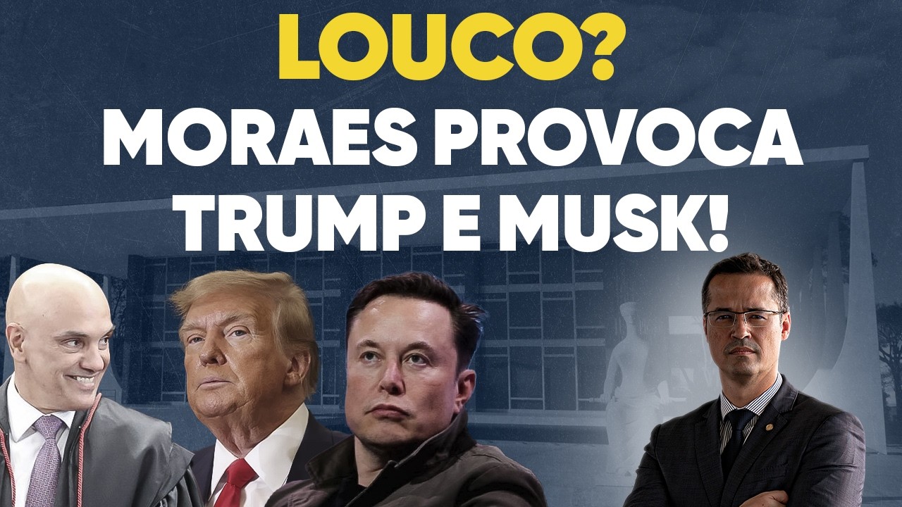 Louco? Moraes afronta Trump e Musk e pode se dar muito mal! 😱