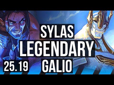 SYLAS vs GALIO (MID) | 15/1/5, Quadra, 66% winrate, Legendary | EUW Master | 25.19