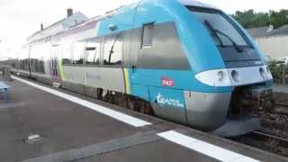 preview picture of video 'Départ du XGC n°X76811/76812 en Gare de Savenay'