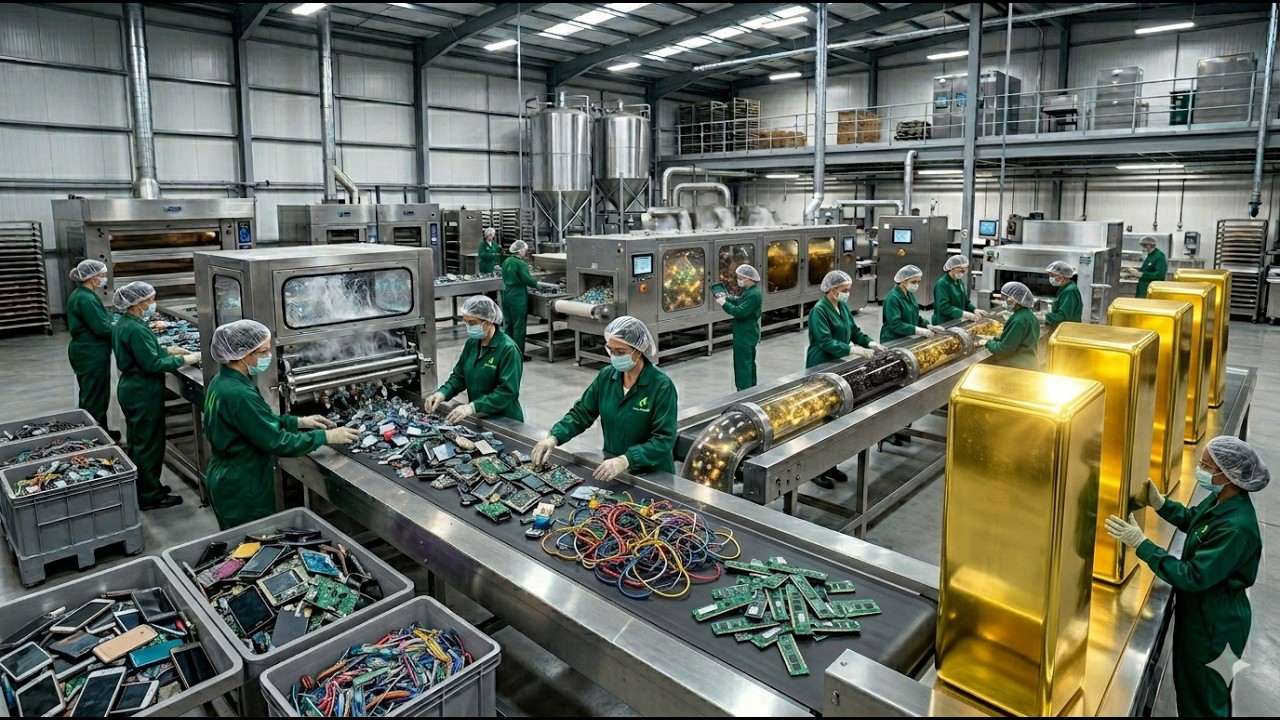 Gold Recovery from E-Waste | Step-by-Step Process