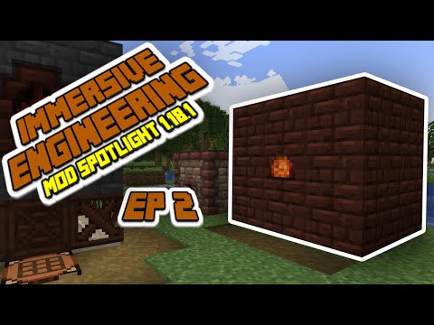 Immersive Engineering Mod Spotlight 1.18.1 EP 2 - How to Make Steel! Blast Furnace and Alloy Kiln!