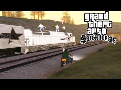 GTA San Andreas Gameplay Walkthrough Part 3 - Follow the Damn Train CJ