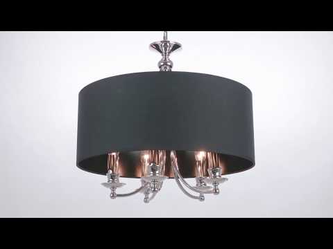 Lampa wisząca Abu Dhabi P05697BK - Intelin.pl