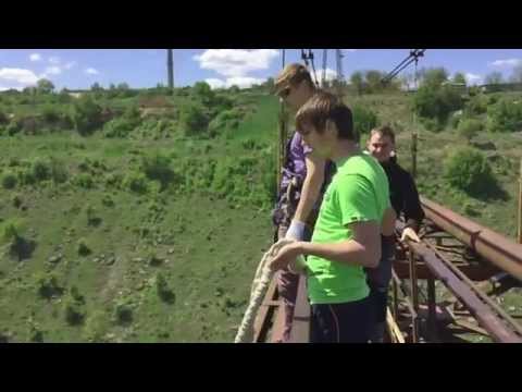Rope Jumping Moldova Most Rezina 10.05.2015