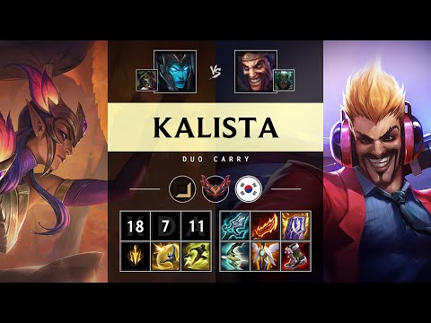 Kalista ADC vs Draven - KR Grandmaster Patch 25.15