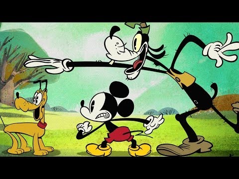 【アニメで英語】プルートの芸 (Dog Show | A Mickey Mouse Cartoon | Disney Shows)