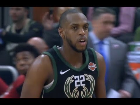 Khris Middleton Highlights vs Heat RS19G73 - 18 Pts, 8 Rebs, 10 Asts (22.03.19)