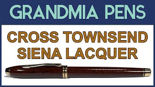 CROSS TOWNSEND SIENA LACQUER FOUNTAIN PEN