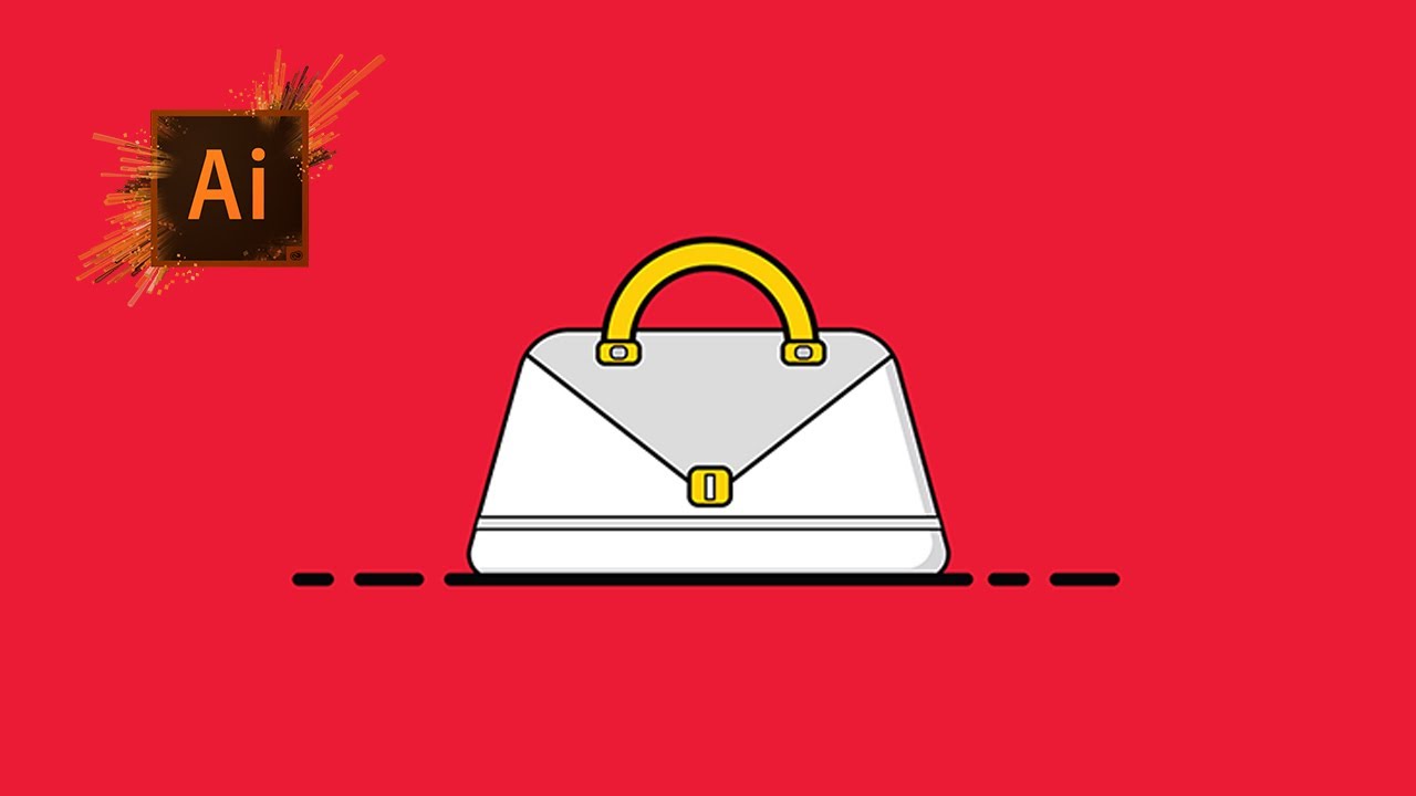 Simple Wallet Illustration Vector Design | Adobe Illustrator cc