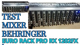 Video thumbnail for MIXER BEHRINGER EURORACK PRO RX 1202FX by ugenk andriwan