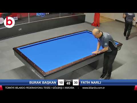 BURAK BAŞKAN & FATİH NARLI Bilardo Maçı - 2022 ERKEKLER 1.ETAP-2.TUR