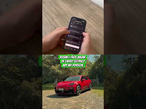 PLANEJE A VIAGEM PELO CELULAR! Como usar o App My Porsche no Macan GTS! 📱⚡