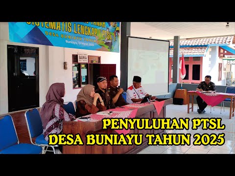 PENYULUHAN PTSL DESA BUNIAYU TAHUN 2025