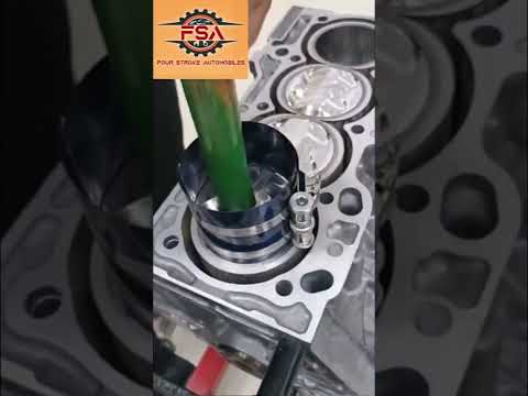 HONDA ACCORD PISTONS INSTALL#EASY#PISTON#PISTON RING COMPRESSOR #SUPERB EASY INSTALL #ENGINE #RODS