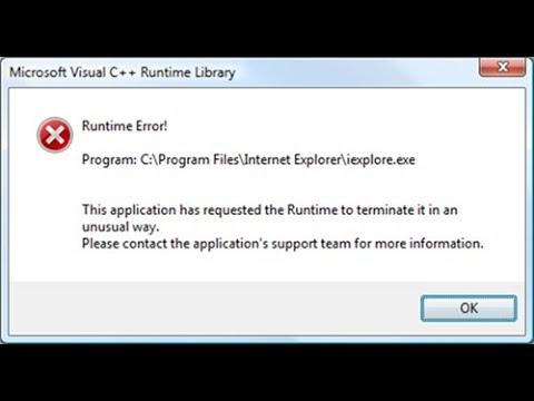 Как исправить ошибку 'RUNTIME ERROR' 1000%