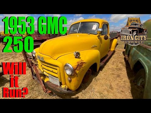 1953 GMC 250 Long Bed- Will it Run?? Fresh Farm truck FIX or FLOP.