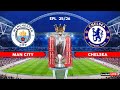 Manchester City Vs Chelsea FC Premier League 25 26 Full Match All Goals Simulation PES