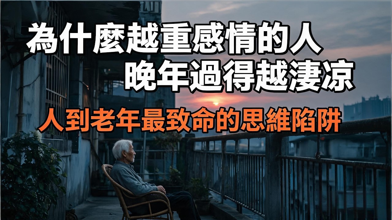 為什麼越重感情的人，晚年過得越淒涼？看透人老了最致命的思維陷阱！