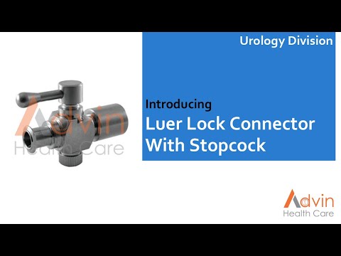 Luer Lock Connector With Stop Cock