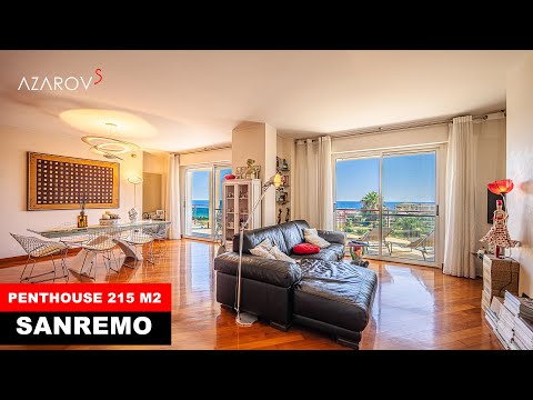 🍢 Duplex penthouse for sale in Sanremo