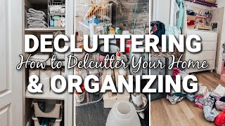 CLEAN UP, DECLUTTER, & ORGANIZE 2025 | DECLUTTERING & ORGANIZING MY SMALL HOUSE | DECLUTTER WITH ME