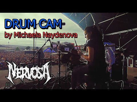 NERVOSA - Drum Cam at @ResurrectionFestTV  June 2023