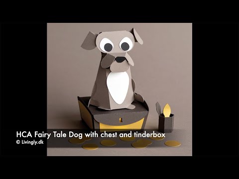 HCA Fairy Tale Dog, chest and tinderbox