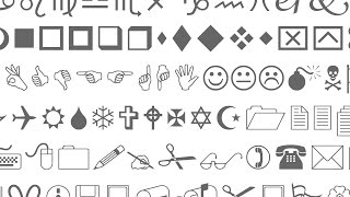 The Strange History Of The Wingdings Font