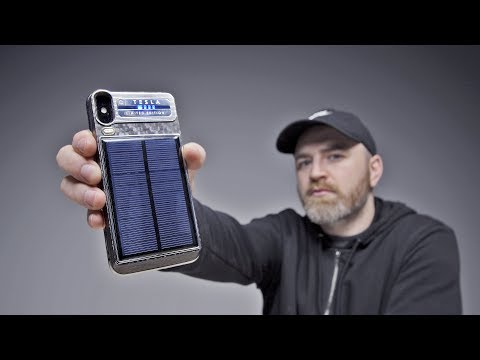 The Project Tesla Solar Powered Smartphone Video