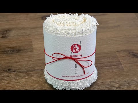 Japan Is Using PAPER for BATH TOWELS!