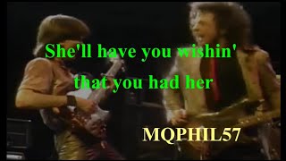 LYRICS TOTO Lovers in the night  LIVE 1982