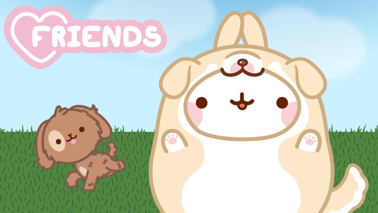 Molang and the Cutest Dogs Ever 🐾