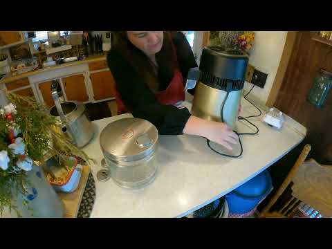 CO-Z Water Distiller, Stainless Steel Distilling Pure Water