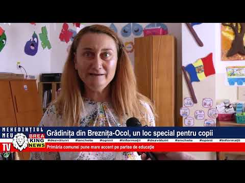 GRĂDINIȚA DIN BREZNIȚA-OCOL, UN LOC SPECIAL PENTRU COPII