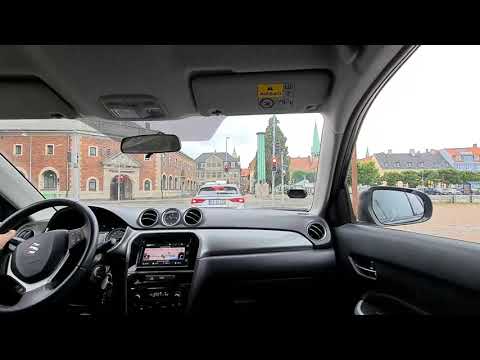 DashCam – Snekkersten to Kronborg Slot in Helsingør Denmark the setting for Shakespear’s Hamelt