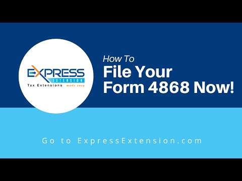 How To File Form 4868 for 2023 Tax Year With ExpressExtension.com