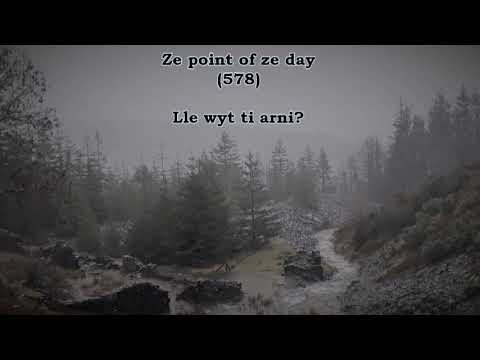 (learning Welsh) lle wyt ti arni // vid PNT ze DAY 578