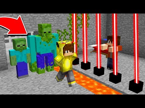 ZOMBİLER ISMETRG'Yİ HAPSE ATTI! 😱 - Minecraft