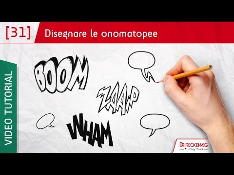 Le onomatopee - Come disegnare un fumetto