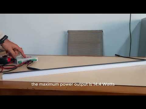 waterproof 24v dmx512 linear rgb pixel led bar 8pixels  48led with square acrylic shell