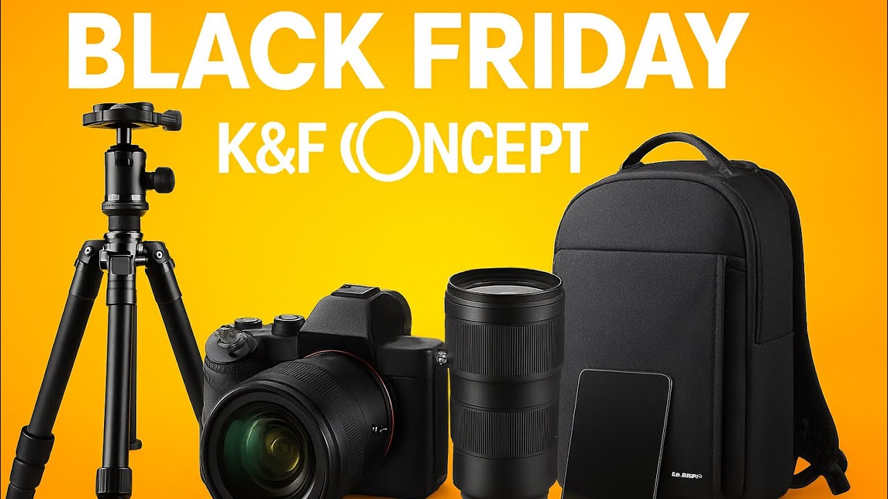 📸 Black Friday K&F Concept — Equipamentos Premium para Fotógrafos