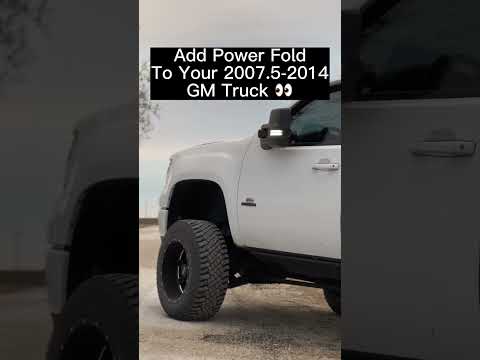 The Ultimate Silverado Cheat Code Upgrade | Add Power Folding GM Tow Mirrors #boostauto #shorts
