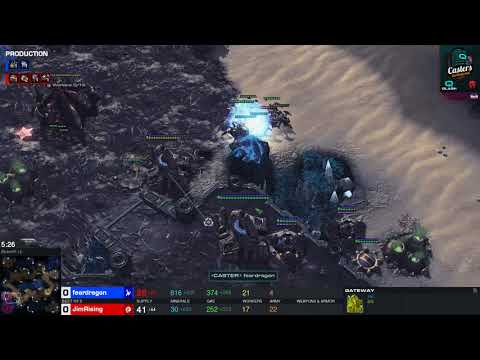 feardragon (P) vs JimRising (Z) #1 - QLASH Casters Invitational Group B