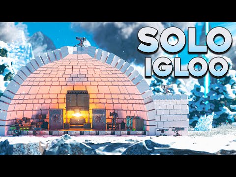 I Built the First Igloo Fortress in ARK PvP...