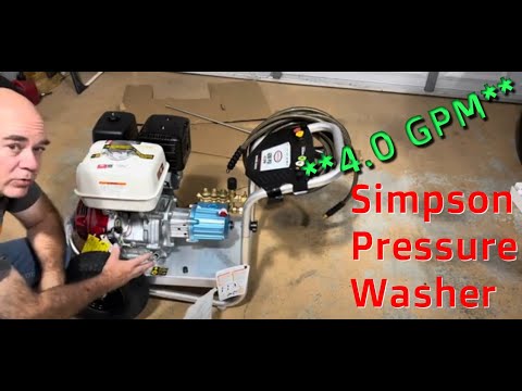 4.0 GPM Pressure Washer by Simpson - Assembly Tips and Review * #mechaniclife #contractor