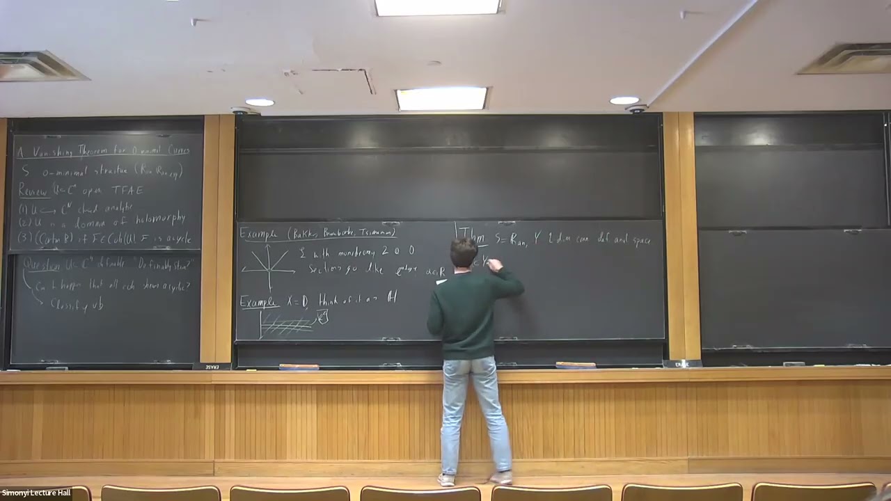 A Vanishing Theorem for O-minimal Curves