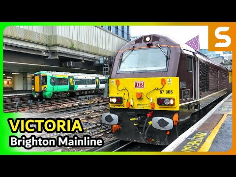 RUSH HOUR Trains at London Victoria (BML) 24/07/2025