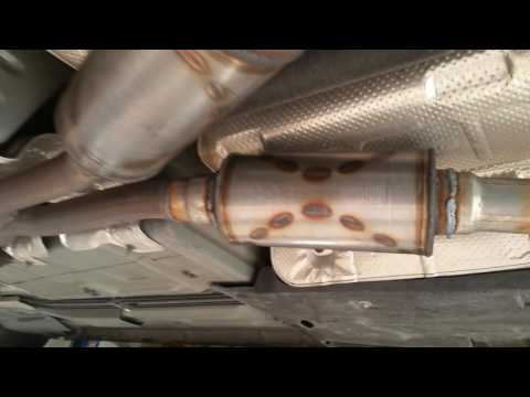 2012 dodge challenger v6 with 2 black widow exhaust.