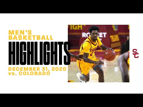 Men's Basketball: Colorado 72, USC 62 - Highlights 12/31/20